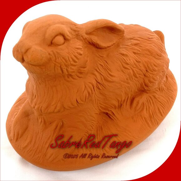 Brique Ware Nordic Ware Rabbit Terrine Terracotta Ceramic Roaster With Lid - Picture 5 of 5